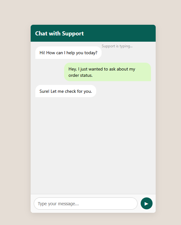 Simple Chat UI